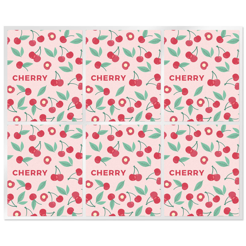 Pegatinas para labiales de cherry