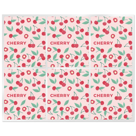 Stickers for cherry lipstickers