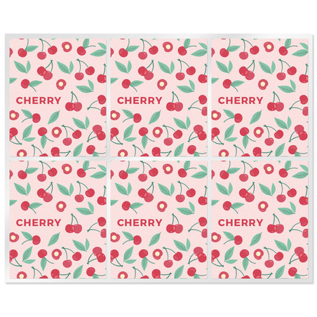 Pegatinas para labiales de cherry