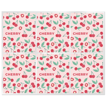 Pegatinas para labiales de cherry