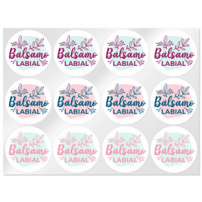 Stickers para balsamo labial