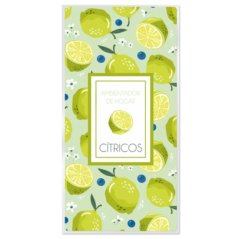 Citrus air freshener stickers
