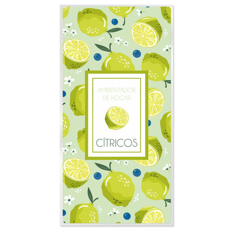 Citrus air freshener stickers