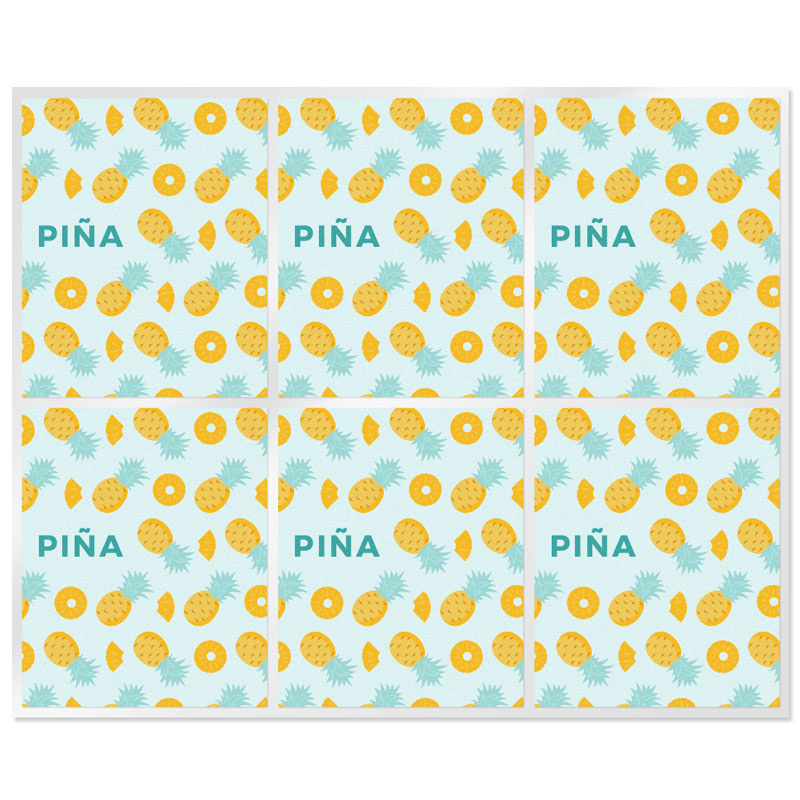 Stickers for pineapple lipstickers