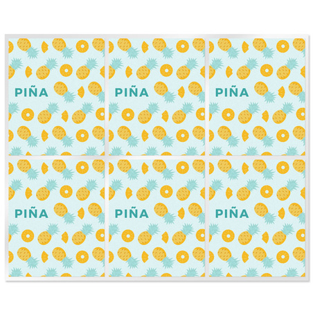 Stickers for pineapple lipstickers