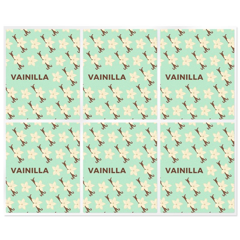 Vanilla lipstick stickers