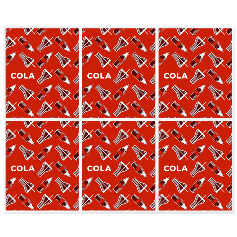 Pegatinas para labiales de cola