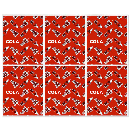 Pegatinas para labiales de cola