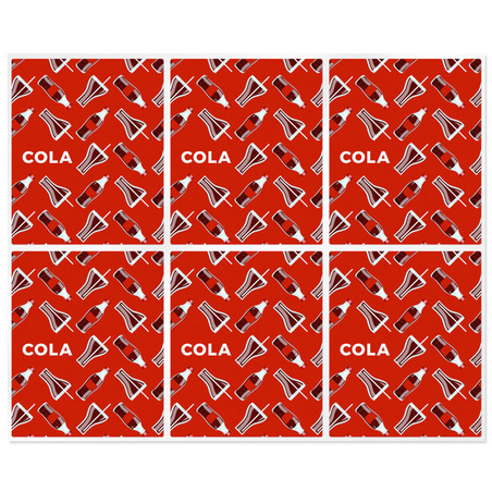 Pegatinas para labiales de cola