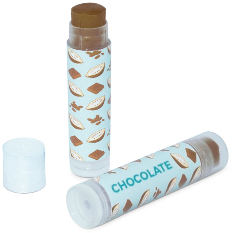 Stickers to make chocolate lipsticks