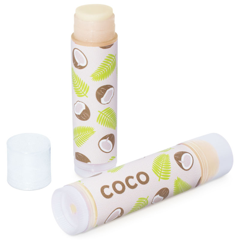 Pegatinas para hacer labiales de coco