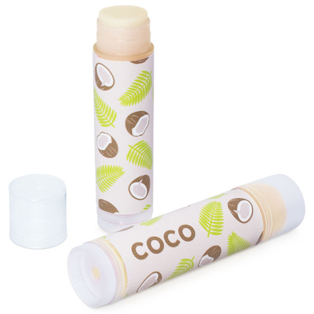 Stickers to make coconut lipsticks