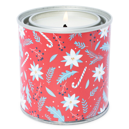 Stickers Christmas motifs candles in a can