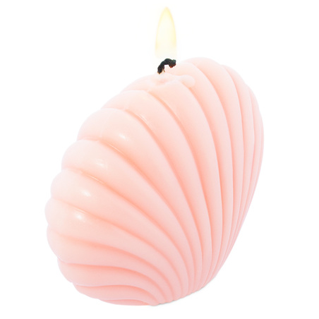 Silicone shell mold for candles