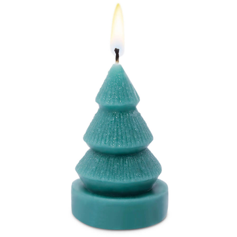 Low Christmas pine mold with round base