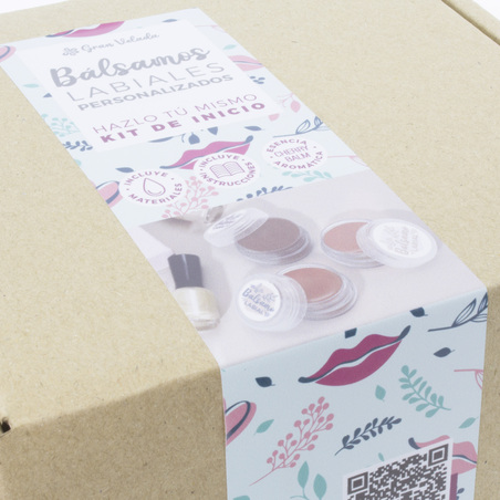 Kit todo incluido para hacer balsamos labiales personalizados