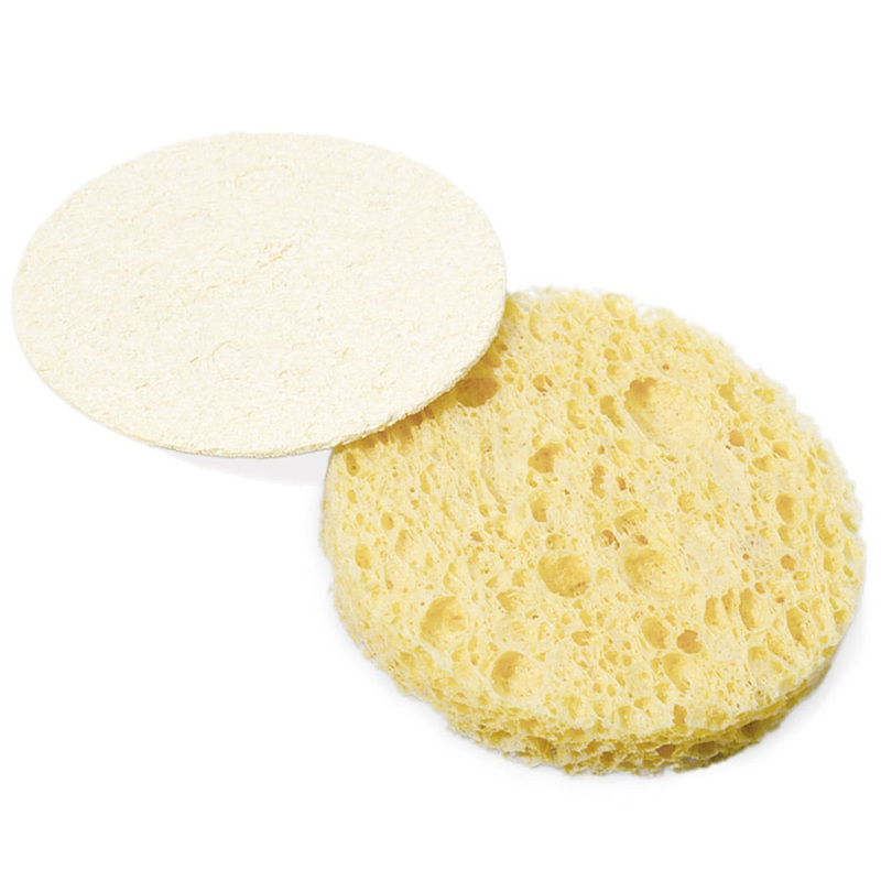 Facial cleansing exfoliating sponge