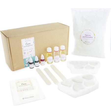 Kit to make scented wax