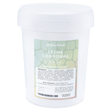 Leche corporal casera