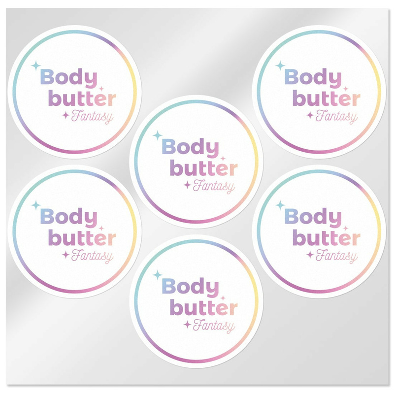 Body butter fantasy stickers