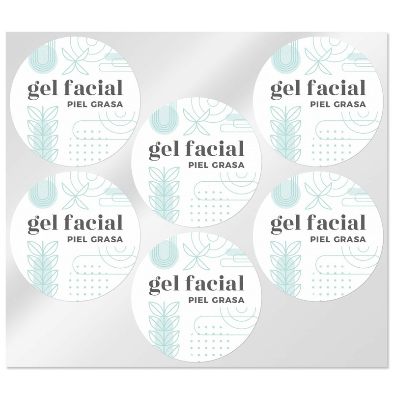 Stickers for facial gel oily skin