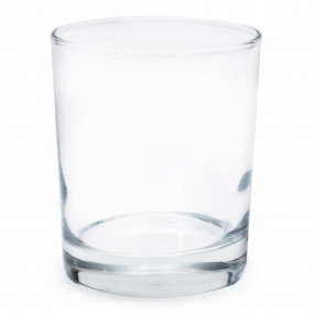 Straight glass for candles without lid Straight glass for candles without lid