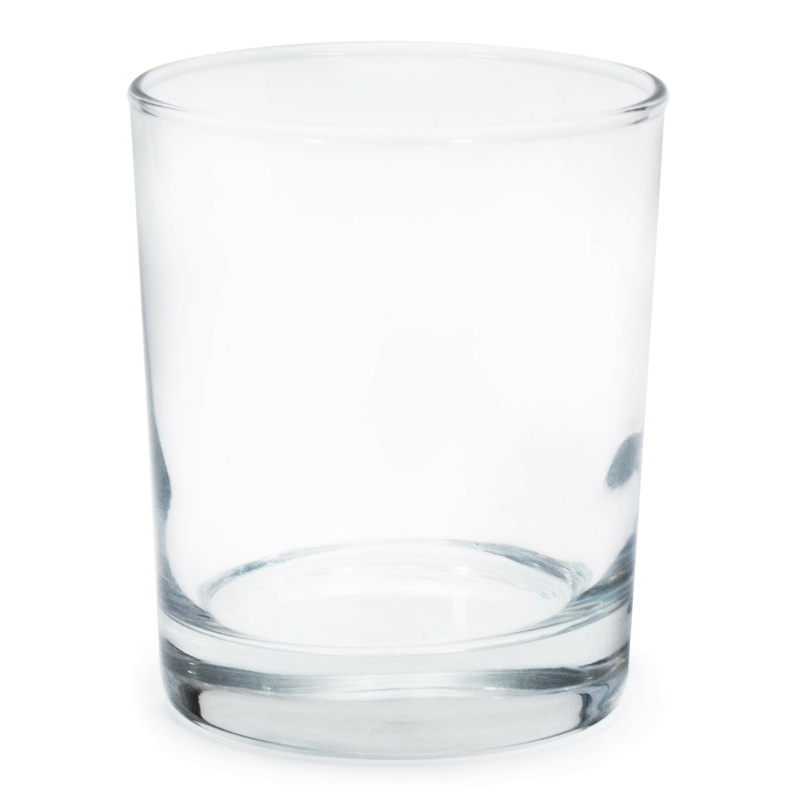 Vaso recto para velas sin tapa