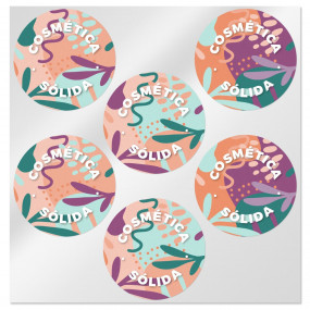 Solid cosmetic stickers Solid cosmetic stickers