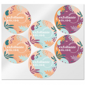 Solid exfoliating stickers Solid exfoliating stickers
