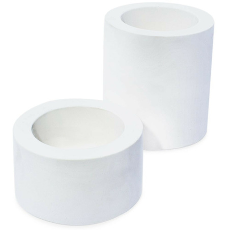 Pack molds cylindrical candle holders