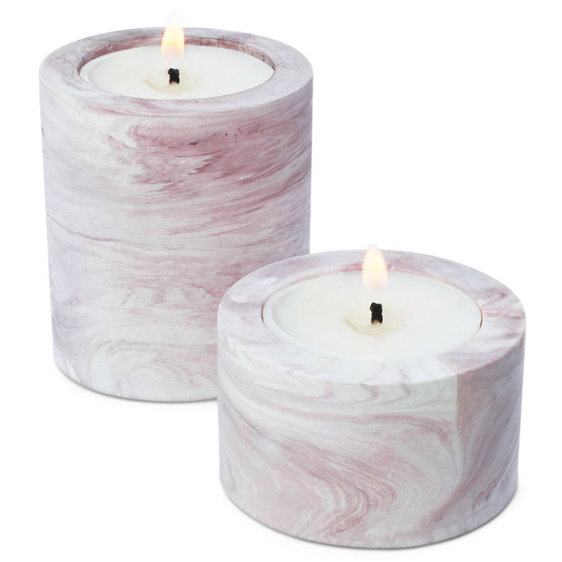 Pack to make cylindrical candle holders
