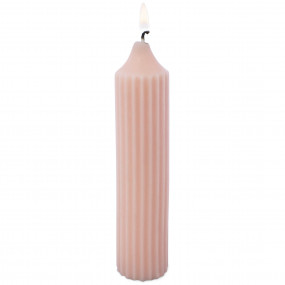 Molde cirio estriado alto