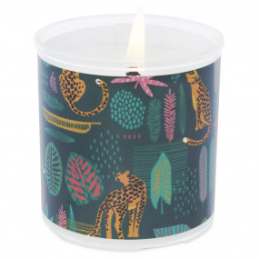 Stickers tropical glam para vasos policarbonato