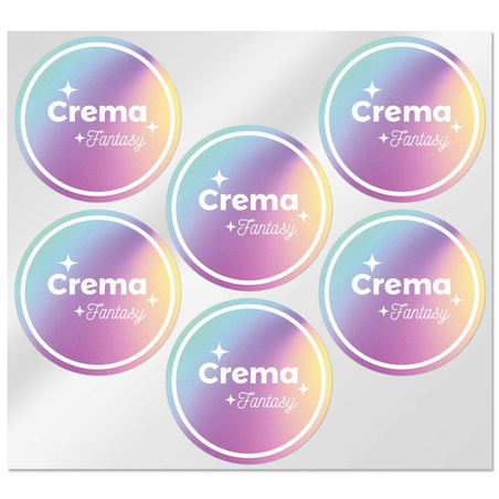 Stickers for fantasy creams