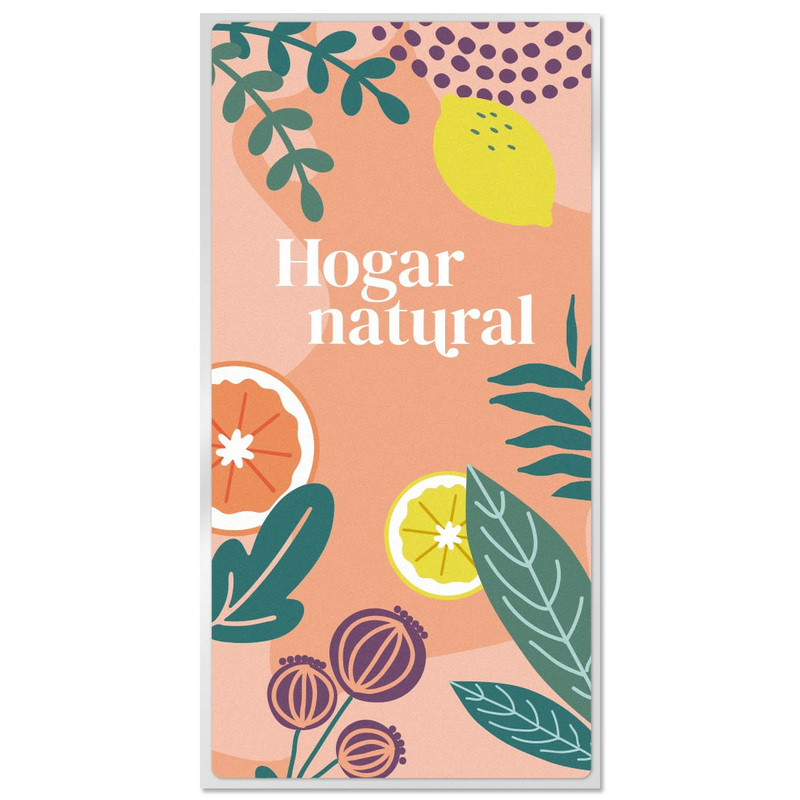 Elongated stickers organic natural home