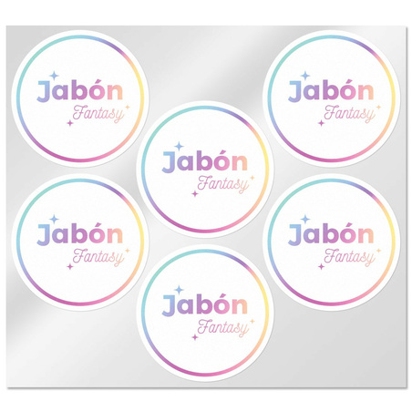 Pegatinas para jabon fantasy