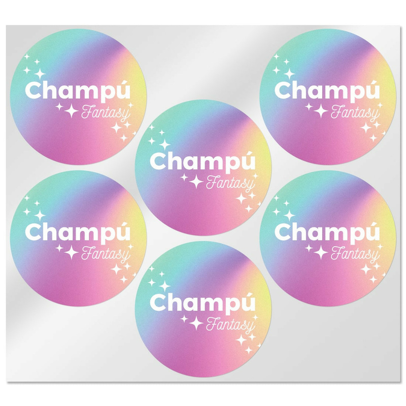 Stickers for fantasy shampoo