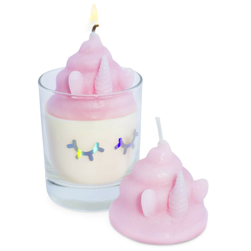 Frosting mold unicorn for candles