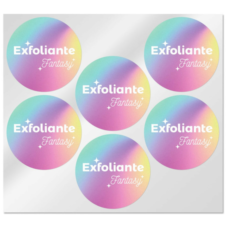 Fantasy exfoliating stickers