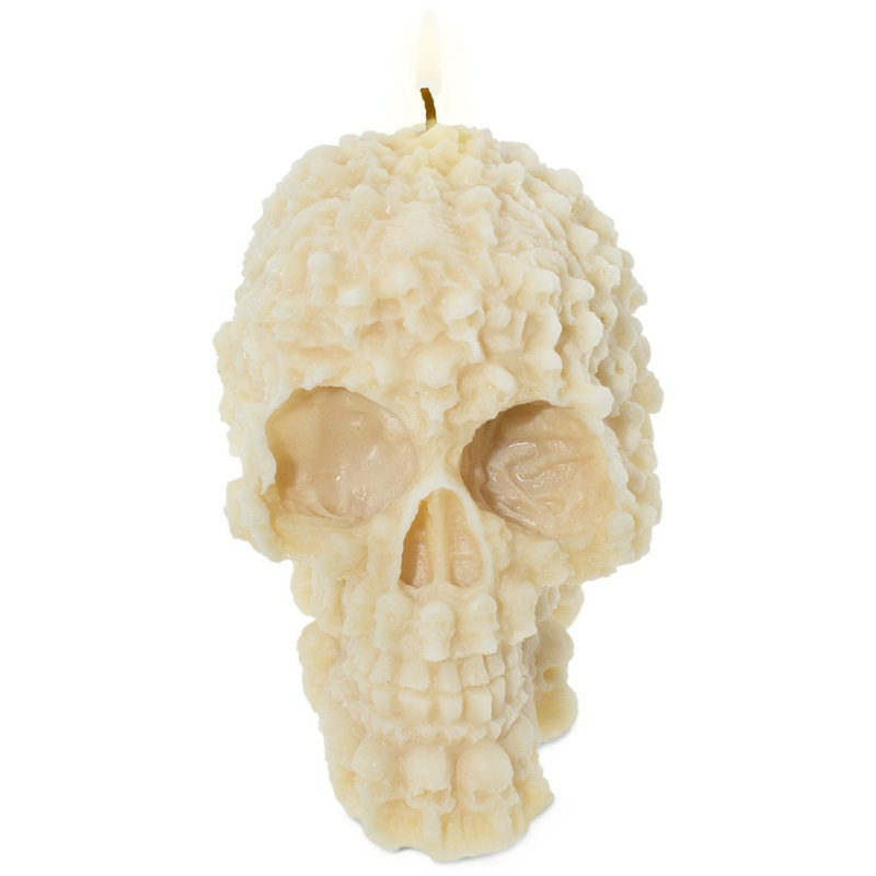 Silicone skull mold with bones