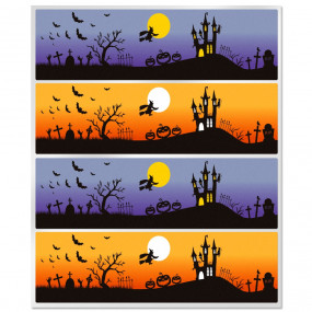 Halloween stickers for polycarbonate cups