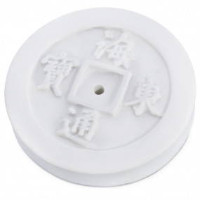 Incense holder mold with I Ching coin Incense holder mold with I Ching coin