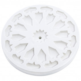 Geometric Rosette Incense Holder Mold Geometric Rosette Incense Holder Mold