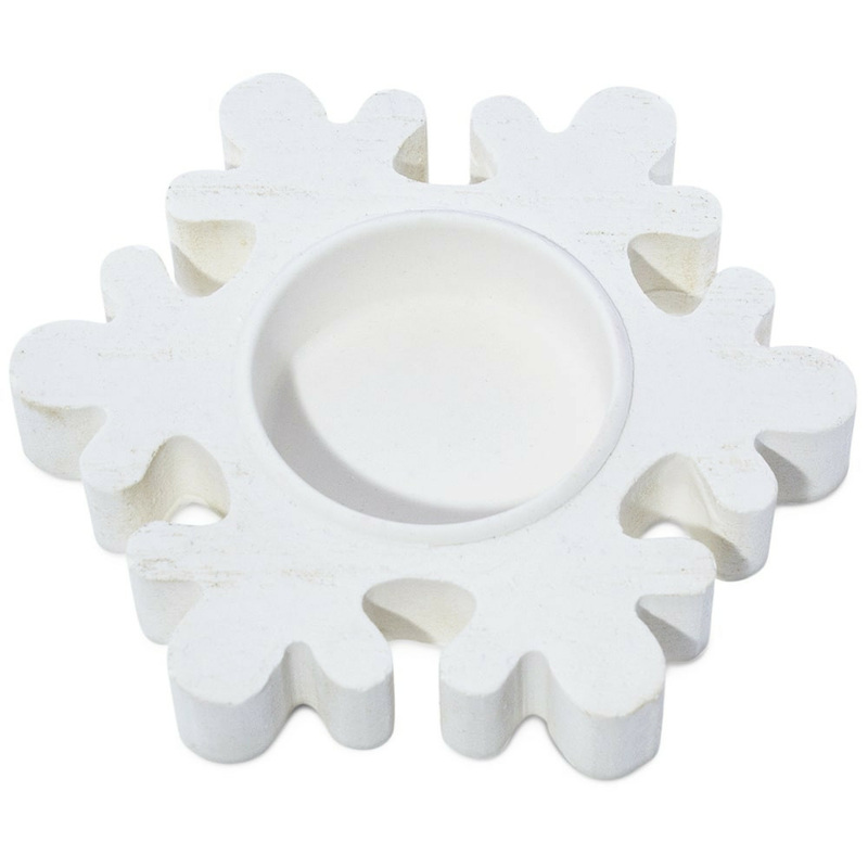 Snowflake candle holder mold