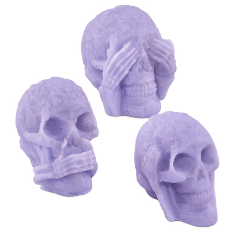 Mold 3 wise skulls