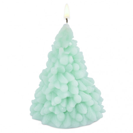 Molde arbol de Navidad con bolas para velas