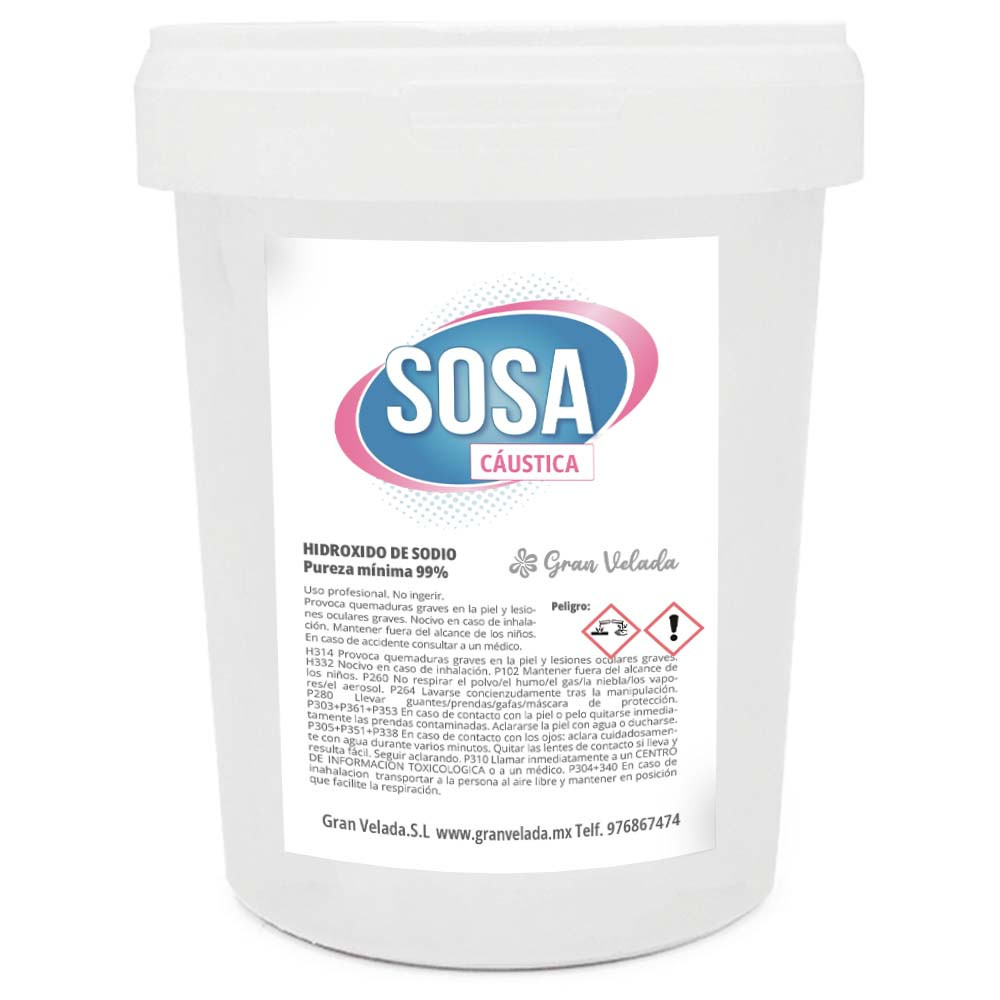 Sosa cáustica para jabón - Comprar - Jabonarium Cosmética Natural