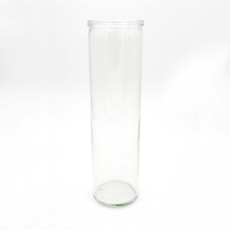 Vaso de cristal para cirios