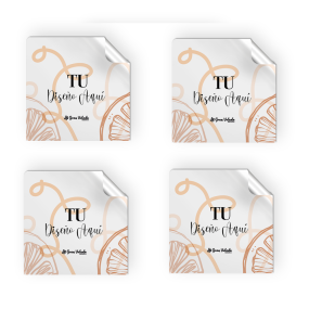 Stickers personalizadas cuadradas Stickers personalizadas cuadradas