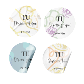 Stickers personalizadas circulares Stickers personalizadas circulares